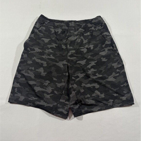 Lululemon Pace Breaker Linerless Shorts 9" Mens Camo Athletic Running Gym Gray M - Picture 1 of 10
